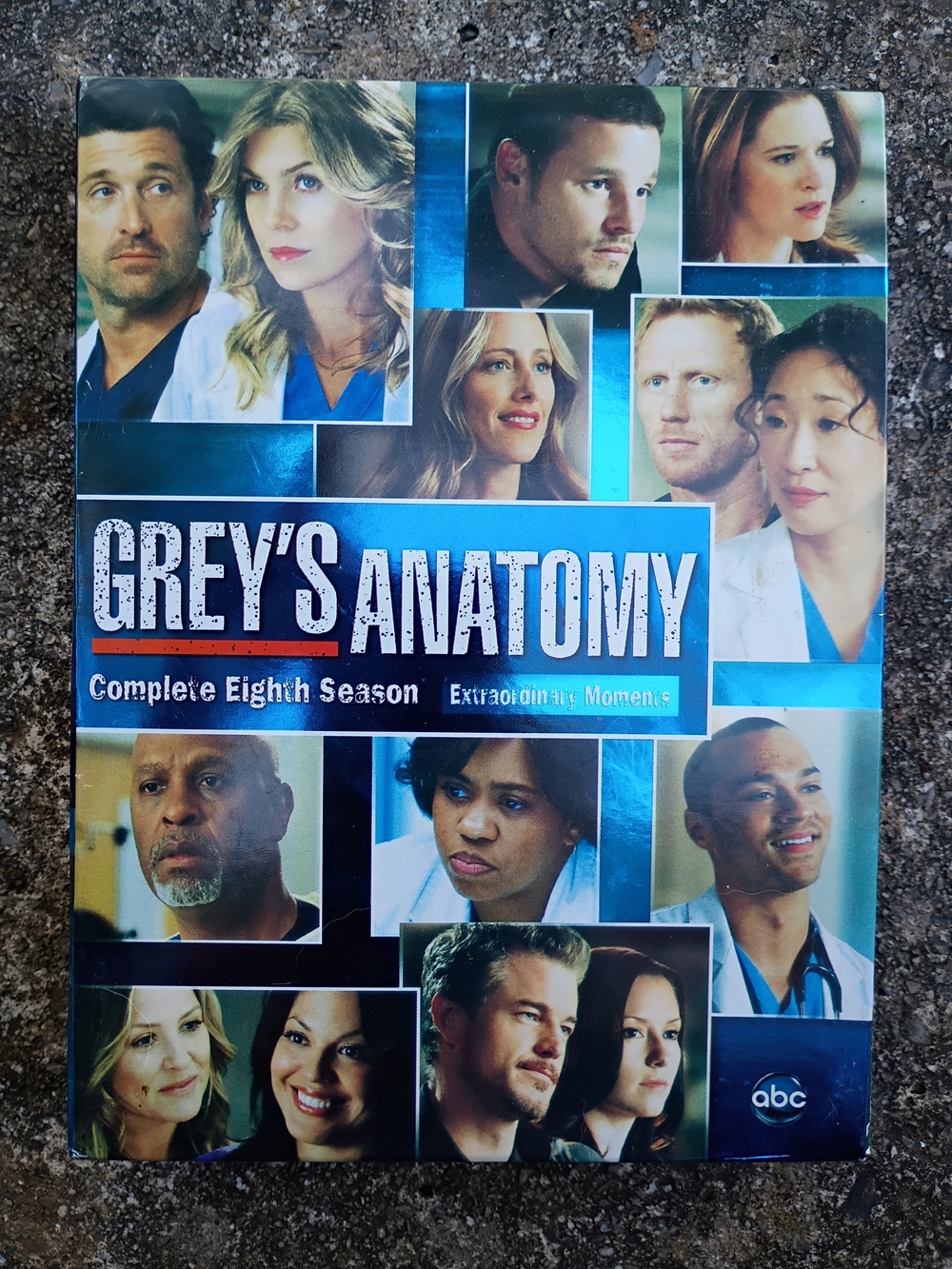 Grey's Anatomy: Complete Eighth Season DVD Box Set - Blue